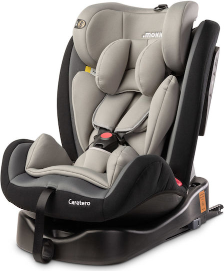 Caretero Mokki Καθισματάκι Αυτοκινήτου με Isofix Γκρι 0-36 kg
