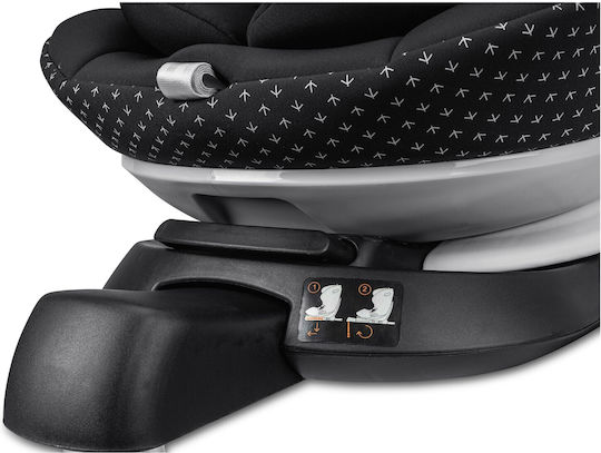 Storchenmuhle Niki Start Детско Столче за Кола i-Размер с Isofix Черно оникс