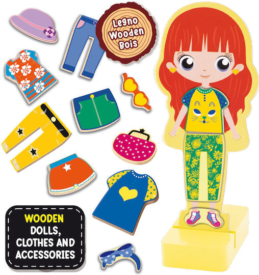 Lisciani Giochi Magnetic Fashion Doll Montessori Εκπαιδευτικό Παιχνίδι Γνώσεων για 4+ Ετών