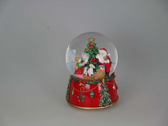 Weihnachtliche Schneekugel 15x15x15cm 1Stück