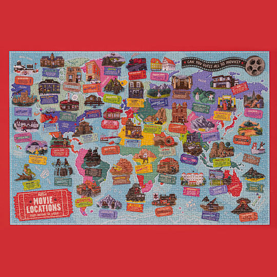 Puzzle Locuri de Film 2D 1000 Piese