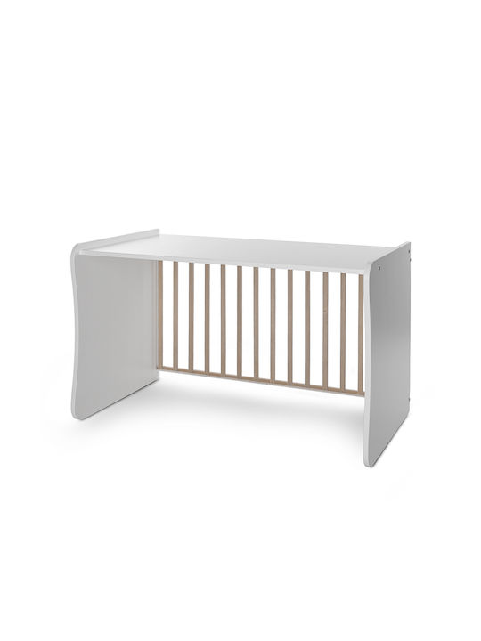 Lorelli Polymorphe Babybett Maxi Plus Weiß mit Matratze & Schublade