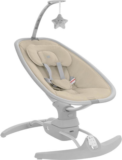 Kikka Boo Electric Baby Relax Side to Side Spinny with Music Beige for Child up to 9kg