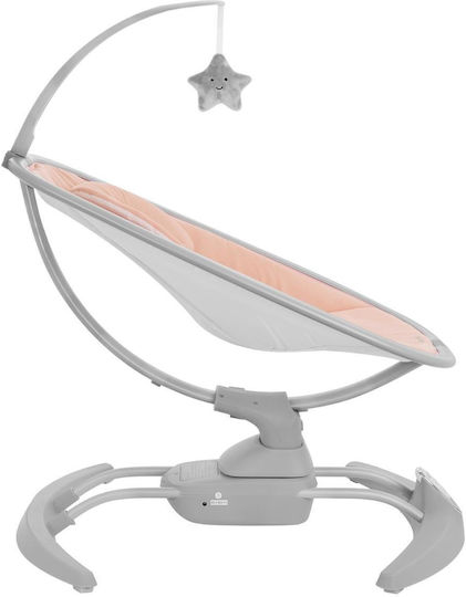 Kikka Boo Ηλεκτρικό Relax Μωρού Κούνια Side to Side Spinny με Μουσική Ροζ για Παιδί έως 9kg