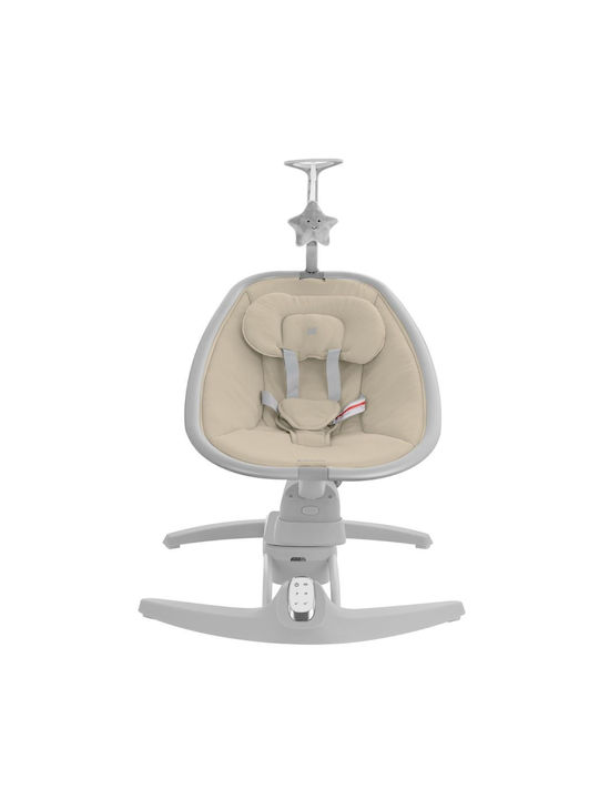 Kikka Boo Electric Baby Relax Side to Side Spinny with Music Beige for Child up to 9kg