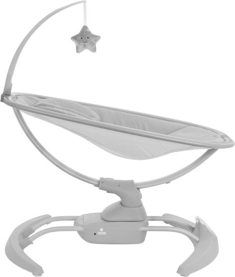 Kikka Boo Ηλεκτρικό Relax Μωρού Side to Side Spinny με Μουσική Γκρι για Παιδί έως 9kg