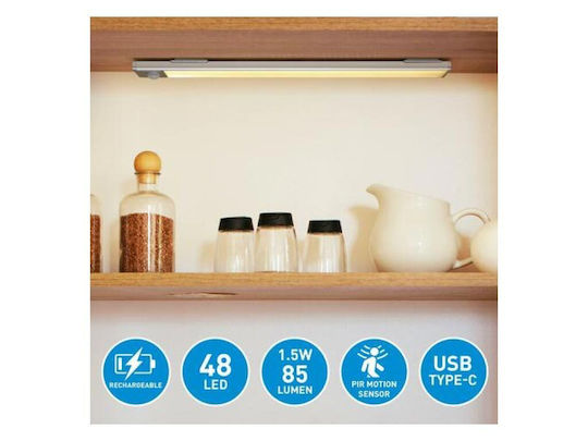 Grundig Under-Cabinet LED Light 1.5W with Motion Sensor L30xD4cm