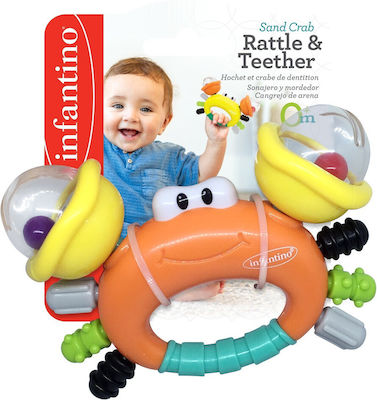 Infantino Crab Teether made of Plastic for 0 m+ 1pcs