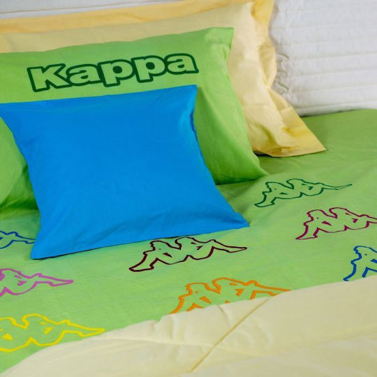 Homeline Kappa 917 Комплект Детски Плик за Завивка Единичен с Калъфка Зелен 170x250бр