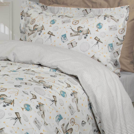 Greenwich Polo Club Set Kids Duvet Cover Single with Pillowcase Blue 160x240cm