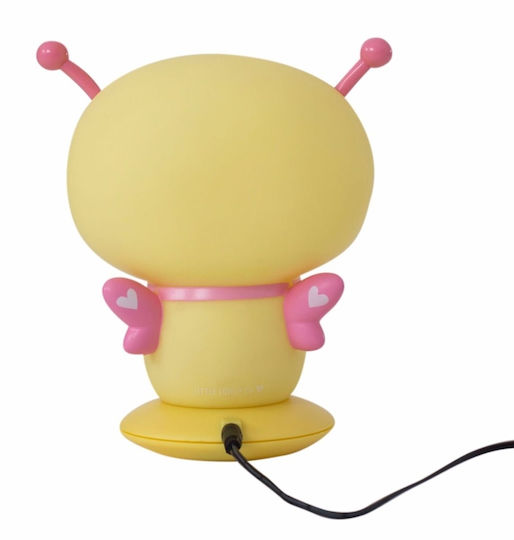 A Little Lovely Company Led Kids Decorative Lamp Butterfly Yellow