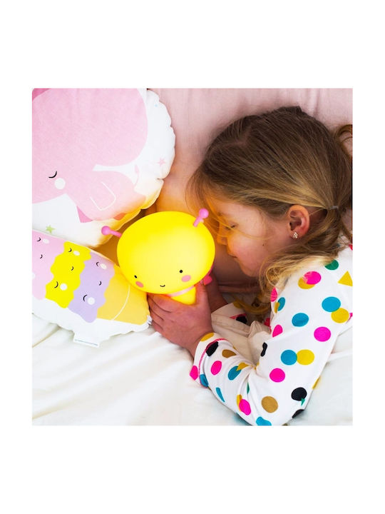 A Little Lovely Company Led Kids Decorative Lamp Butterfly Yellow