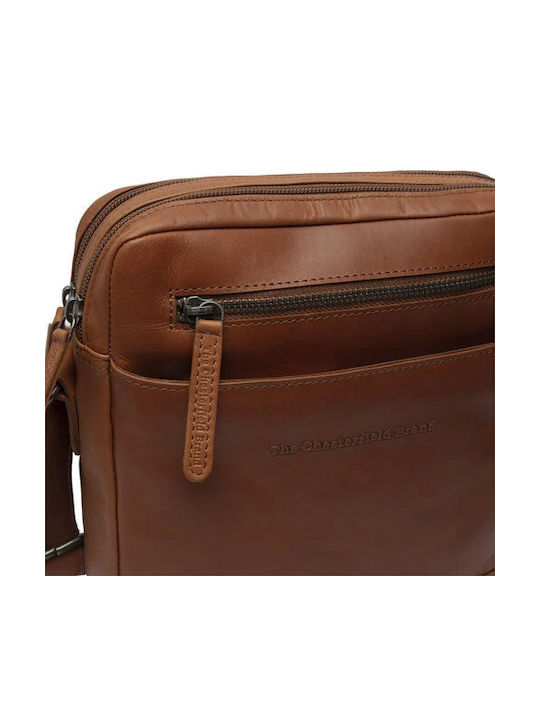 Leather Men's Bag Shoulder / Crossbody Tabac Brown