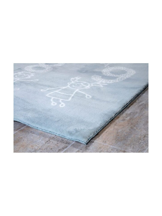 Tzikas Carpets 316-30 Παιδικό Χαλί Μπλε 140x200cm Tzikas Carpets 316-30 Παιδικό Χαλί Μπλε 140x200cm