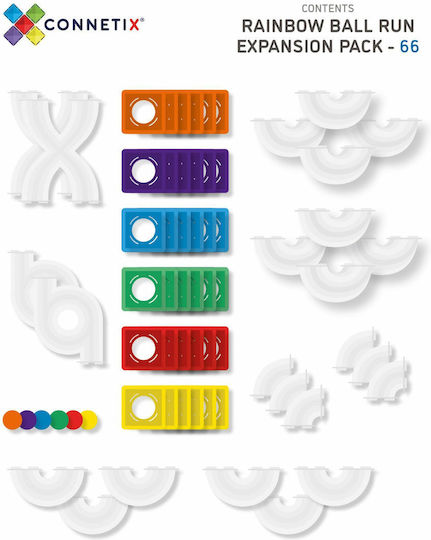 Connetix Magnetisches Bauspielzeug Connetix Tiles für Kinder ab 3+ Jahre alt Jahren