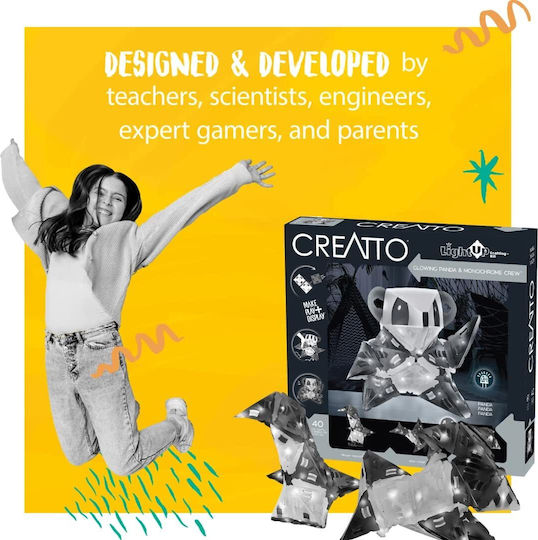Kosmos Jucărie de Construcție din Plastic Creatto Panda pentru Copii 9+ ani+ Ani