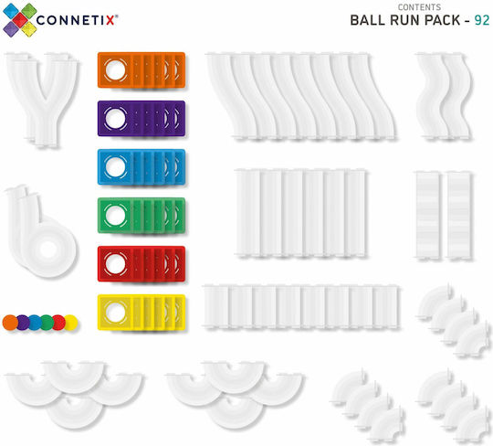 Connetix Μαγνητικό Παιχνίδι Κατασκευών Connetix Tiles για Παιδιά 3+ Ετών