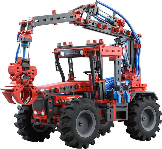 Fischer Technik Kunststoff-Bauspielzeug Strong Pneumatics für Kinder ab 9+ Jahre Jahren