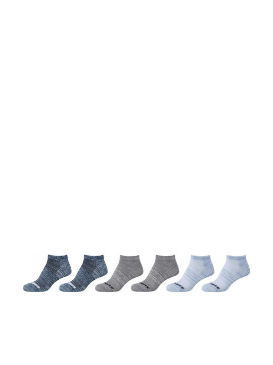 Skechers Παιδικές Κάλτσες Αθλητικές Πολύχρωμες 6 Ζευγάρια