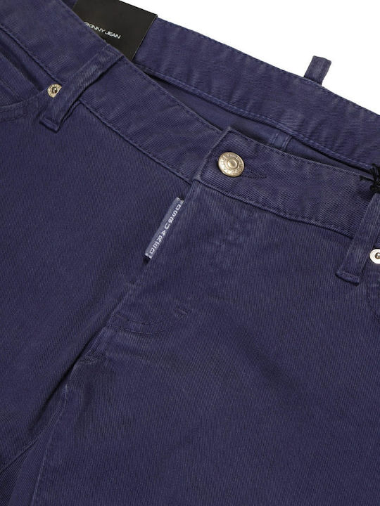 Damen Stoff Hose Lila