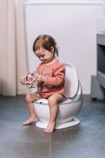 FreeOn Potty Vas cu Sunete Alb până la 25kg
