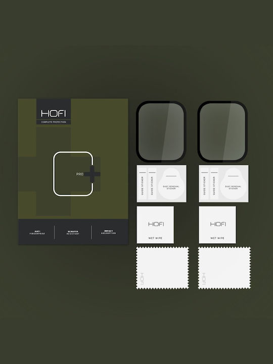 Hofi Hybrid Pro+ 2-pack Full Face Tempered Glass for the Amazfit Bip 5