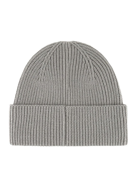 Beanie Unisex Σκούφος Πλεκτός σε Γκρι χρώμα