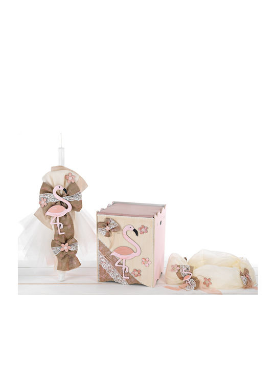 Bellissimo Set Botez Flamingo cu Temă Animale