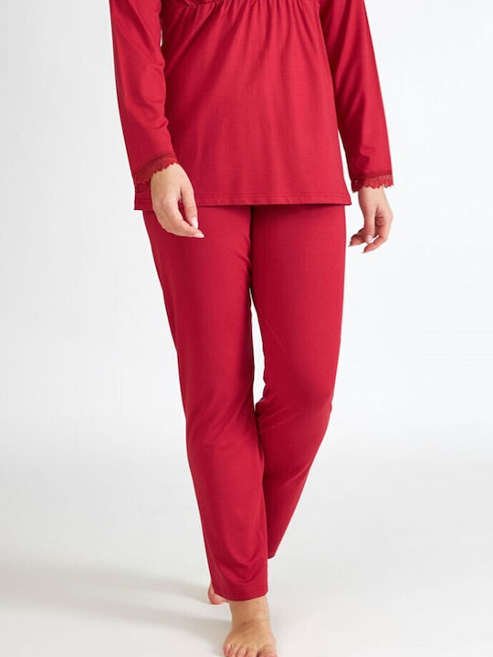 Harmony Winter Women's Pyjama Set Red