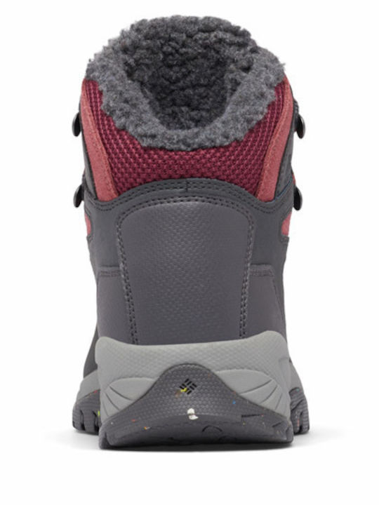 Columbia Newton Ridge Ii Omni-Heat Women's Hiking Boots Waterproof Gray