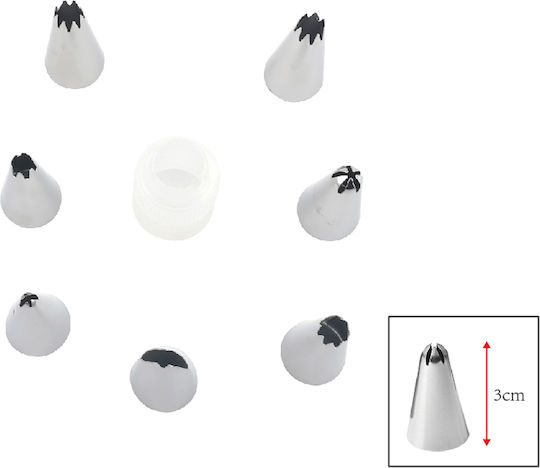 Tpster Set Pungi De Patiserie Metalic 31846