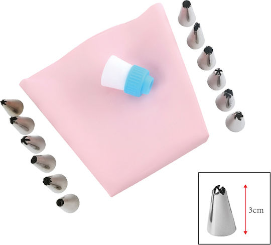 Tpster Set Pungi De Patiserie Metalic 31849