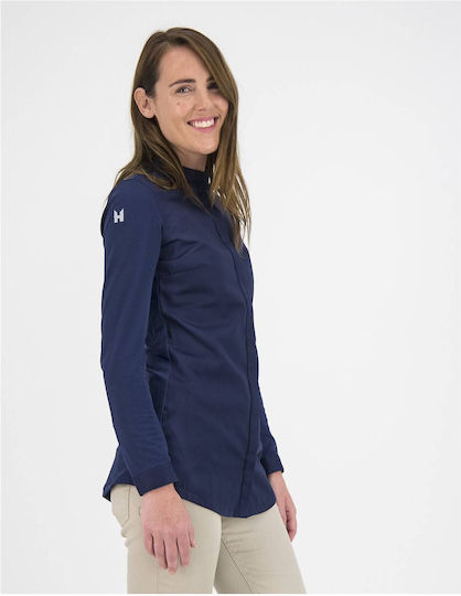 Le Nouveau Chef Coat Chef Female Blue with Long Sleeve Jolie
