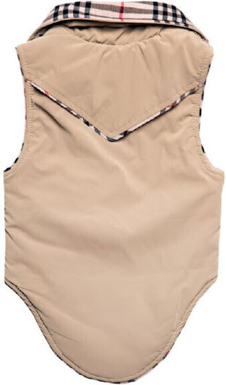 Glee Daisy Hundemantel Wasserdicht Beige XLarge mit Rückenlänge 33 cm.