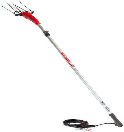 IBEA Olivenernter Batterie Typ Harke mit Stange 3.1m und Gewicht 2.5kg