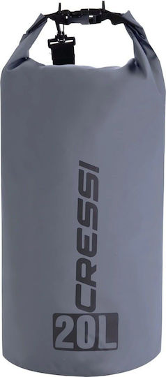 CressiSub Dry Shoulder Bag 20lt Dry Bag Γκρι Gray XUA928520