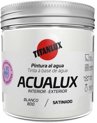 Titan Acualux Matte Liquid Craft Paint Purple for Wood Νερού Ματ Αποχρώσεων Violeta 75ml