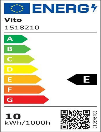 Vito LED Bulb 10W for Socket E27 and Shape A60 Natural White 1270lm