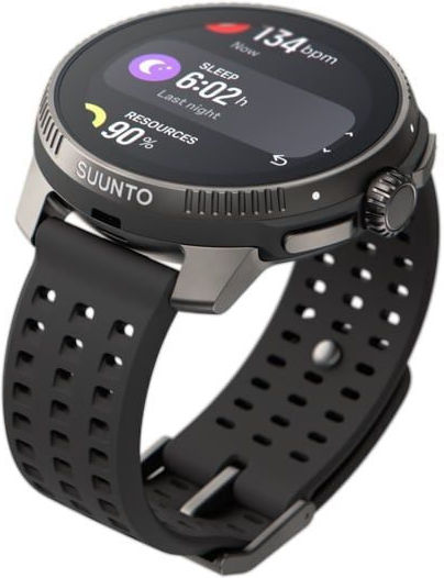 Suunto Race Titanium 49mm Waterproof Smartwatch with Heart Rate Monitor (Charcoal)