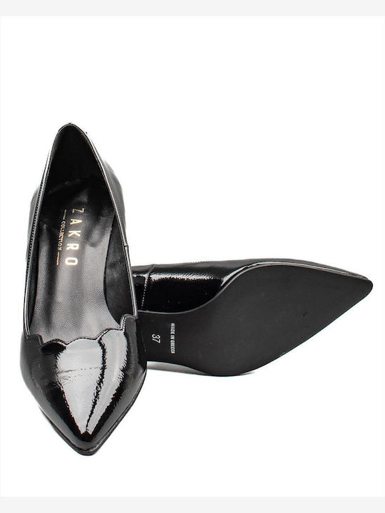 Zakro Collection Leather Black Heels