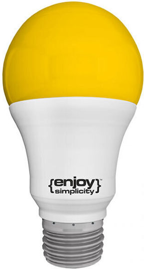 Elvhx LED Bulb 6W 115mm for Socket E27 and Shape A60 Yellow 540lm
