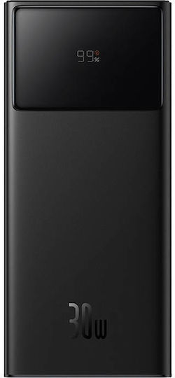 Baseus Star-Lord Power Bank 20000mAh 30W με 2 Θύρες USB-A και Θύρα USB-C Power Delivery Μαύρο