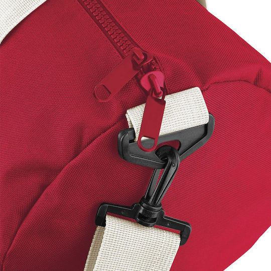 BagBase BG140L Sack Voyage 34lt Classic Red/Off White Fabric L55xW28xH28cm