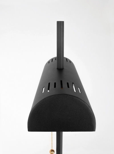 VK Lighting Floor Lamp H140xW36cm. with Socket for Bulb E27 Black