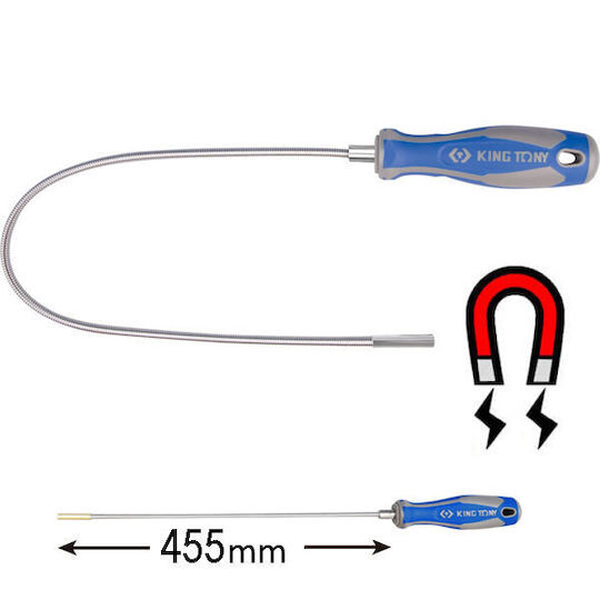 King Tony Welding Magnetic Pick-Up Tool 565mm with Lifting Capacity 0.5kg 2121-18
