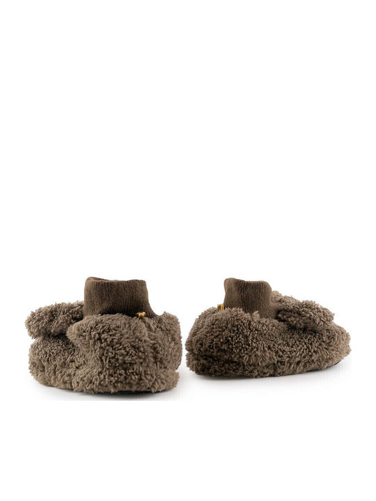 Kids Slippers Brown