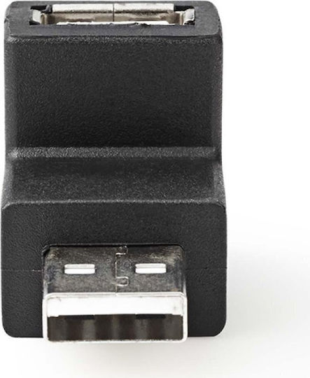 Nedis Converter USB-A male to USB-A female 1pcs CCGB60930BK