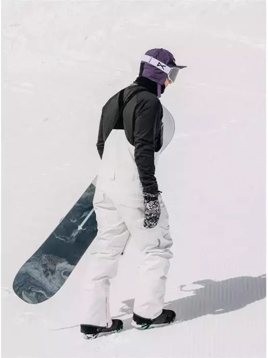 Burton Reserve Gore-tex 20554104101 Ανδρική Σαλοπέτα Σκι & Snowboard Λευκή