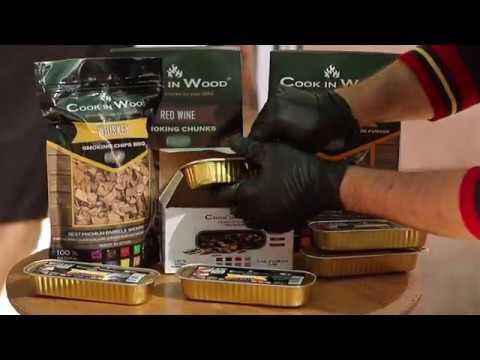 Cook in Wood Chips Ξύλου Καπνίσματος για Ψησταριά με Άρωμα Ουίσκι 50gr 3τμχ