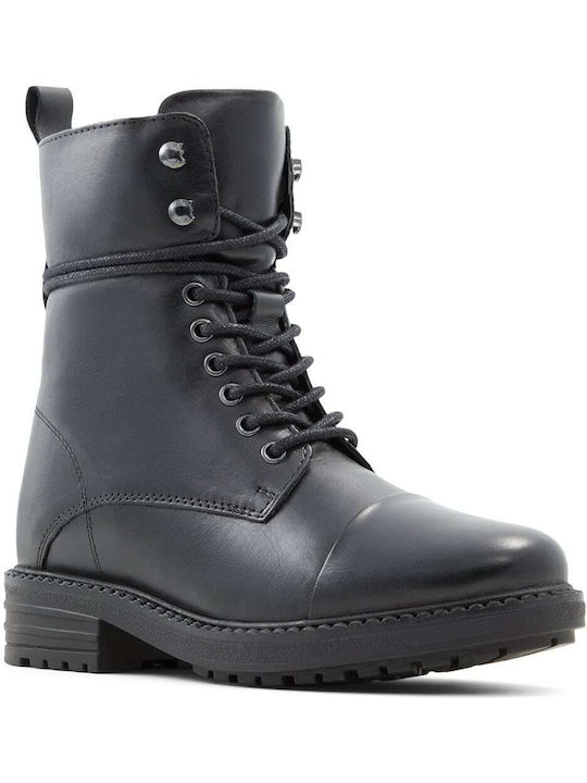 Onoressa Leder Damen Knöchelstiefel Schwarz 00053187